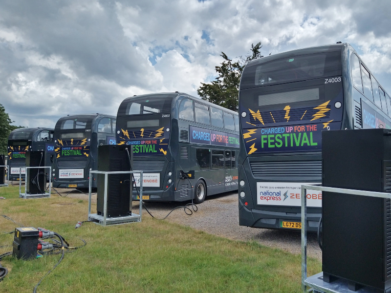 National Express Goes Green for Glastonbury 2023