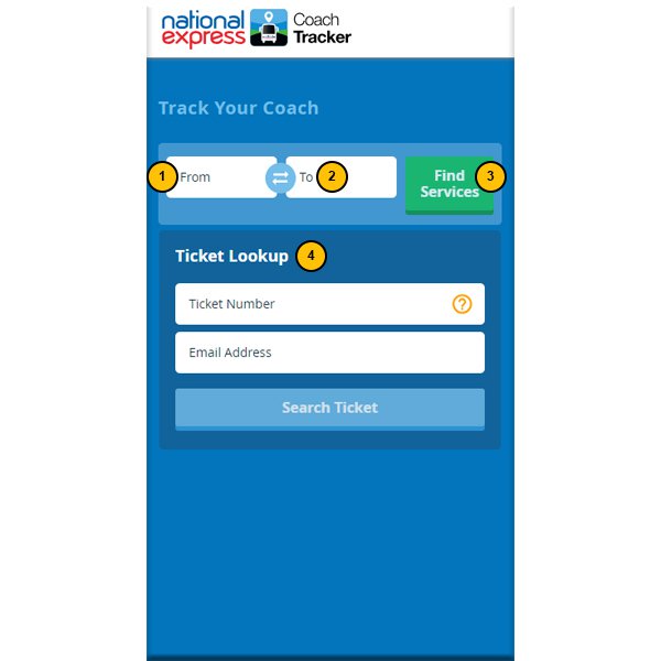 Live chat national express
